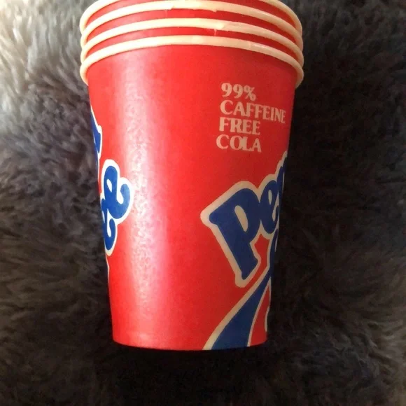 Vintage Pepsi Free Sleeve of 100 4oz Sweetheart R4 Disposable Wax Cups nwt - Picture 11 of 16